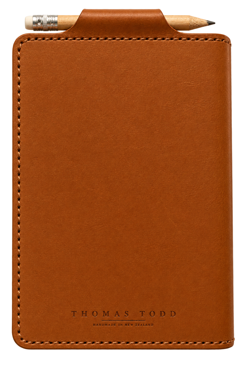 Tan scorecard holder, back cover